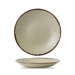 ASSIETTE CREUSE ROND BEIGE PORCELAINE Ø 27,8 CM HARVEST DUDSON