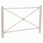 BARRIÈRE PROVINCE ROSACE 1.57 M AGORA - ZINC GRIS 7044 - PROCITY