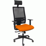 CHAISE DE BUREAU HORNA ACCOUDOIRS RÈGLABLES - ORANGE - PIQUERAS Y CRESPO