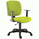 CHAISE DE BUREAU KAOLA DOSSIER BAS COLORIS PISTACHE - MANUTAN COLLECTIVITÉS