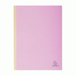 CHEMISE DOSSIER À SOUFFLET CARTE EXACOMPTA DOS TOILÉ 24 X 32 CM LILAS - PAQUET DE 25