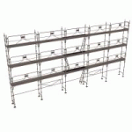 ÉCHAFAUDAGE FAÇADIER DUO-45+ - LOT 128 M2