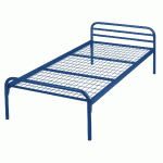 EVOLUTION LIT CONFORT SOMMIER TREILLIS 80X190 5009 BLEU - MANUTAN COLLECTIVITÉS