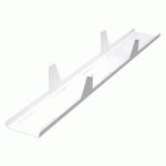 GOULOTTE PASSE-CÂBLES HORIZONTALE EXTRA OUVERTE UNIVERSELLE L 120 CM X P 15 X H 12 CM BLANC