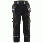 PANTALON ARTISAN RETARDANT FLAMME NOIR/GRIS TAILLE 42 - BLAKLADER