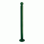 POTELET INCLINABLE AMORTICHOC BOULE - ZINC VERT 6005 - PROCITY