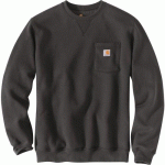 SWEAT COL ROND - POCKET - GRIS CARBONE - TAILLE L CARHARTT