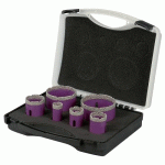 COFFRET DE 6 TRÉPANS DIAMANT À SEC M14 - 22 À 76 MM SIDAMO