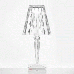 KARTELL BIG BATTERY - LAMPE À POSER IP54, TRANSP.