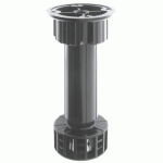 PIEDS DE MEUBLES EN ABS AVEC EMBASE INTÉGRÉE DIAMÈTRE 28 MM X4 - HAUTEUR 120 MM CAMAR