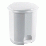 POUBELLE POUR SANITAIRE PLASTIQUE 5L BLANC