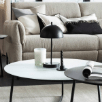 SCHÖNER WOHNEN KIA LAMPE BATTERIE LED H35 CM NOIR