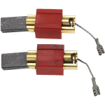 2X BALAIS DE CHARBON POUR MOTEUR 5 X 15 X 30MM COMPATIBLE AVEC MIELE W914(DE), W918(DE), W920, W921(NL), W923(DE), W924, W926 MACHINE À LAVER - VHBW