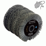 BROSSE FIL NYLON 120X100MM POUR RENOVATEUR ENERGYBRUSH-1500 - PEUGEOT OUTILLAGE - 800302