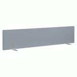 PANNEAUX ÉCRANS ACOUSTIQUES L 180 CM GRIS FIXATION ALU POUR BUREAUX ARKO