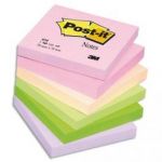 POST-IT LOT DE 12 BLOCS REPOSITIONNABLES COLORIS FLORAL DIMENSIONS 76X76MM 654FL