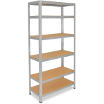 SHELFPLAZA - HOME 200X120X45CM ÉTAGÈRE CHARGE LOURDE GALVANISÉ / ETAGERE METALLIQUE 6 NIVEAUX / 145KG CAPACITÉ CHARGE / ETAGERE EN METAL, ÉTAGÈRES DE