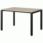 TABLE MALIBU 120X80 T5 SOUDÉ ST ISOS BEIG 1460/BEI NOIR 9005