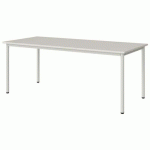 TABLE MALIBU 180X80 T5 4P STRA ABS BLC SE W911/BLC 9016