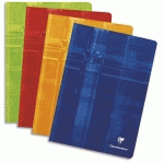 CAHIER PIQUÉ 24X32CM 48 PAGES GRANDS CARREAUX COULEUR ALÉATOIRE - ASSORTIS - LOT DE 10