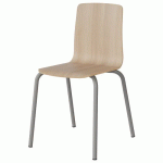 CHAISE MALIBU 4P T6 COQUE ACACIA LAK 1277 / ALU GRIS 9006 - MANUTAN EXPERT