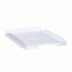 LOT DE 5 - CORBEILLE À COURRIER SLIM EXACOMPTA CRISTAL