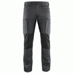 PANTALON DE TRAVAIL SERVICES STRETCH GRIS FONCÉ/NOIR TAILLE 38 - BLAKLADER