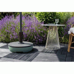 PIED DE PARASOL, PLASTIQUE, ROND, 495 MM, BICOLORE