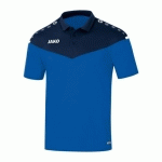 POLO MANCHES COURTES - JAKO - CHAMP 20 BLEU