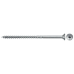 FISCHER - VIS BOIS AGGLOMÉRÉ FPF II CTP TÊTE FRAISÉE ZINGUÉE BLANCHE 50 PIÈCES L : 70 MM ∅ 4 MM - ZINGUÉE BLANCHE