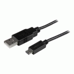 STARTECH.COM CÂBLE DE CHARGE / SYNCHRONISATION MICRO USB LONGUE DE 3 M - CORDON USB 2.0 A VERS MICRO B - M/M - NOIR - 0,25 MM² - CÂBLE USB - MICRO-USB DE TYPE B POUR USB - 3 M