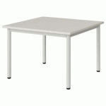 TABLE MALIBU 80X80CM T2 4P STRA ABS BLC SEL W911/BLC 9016