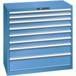 ARMOIRE BLEU CAP. 1023X572X1000 AVEC 8 TIR. 75KG - LISTA