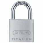 CADENAS À CLÉ - CORPS TITALIUM™ - ANSE ACIER CÉMENTÉ - 64TI/30 KA6311 ABUS