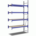 KIT RAYONNAGE SUIVANT 2500X1350X600 MM 4 NIVEAUX 1600 KG - BITO