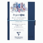 PAINT'ON À GRAIN CARNET COUSU 32F A5 250G - BLEU NUIT - LOT DE 2