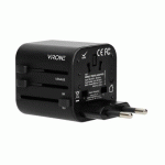 ADAPTATEUR DE VOYAGE UNIVERSEL 150 PAYS SYNERCIA