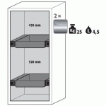 ARMOIRE SÉCURITÉ S-CLASSIC-90 S90.129.060.WDAS JAUNE