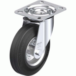 BLICKLE - ROULETTE PIVOTANTE Ø 125MM BANDAGE CAOUTCHOUC SBR 100KG - LE-VE 125R