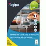 ETIQUETTE UNIVERSELLE, 48,5 X 25,4 MM, BLANC