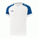 MAILLOT DE FOOT MANCHES COURTES ENFANT - JAKO - CHAMP 20 BLANC/BLEU