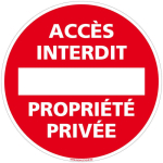 SIGNALETIQUE.BIZ FRANCE - PANNEAU DE SIGNALISATION ALU. PANNEAU INTERDICTION. PANNEAU PARKING, PANNEAU D'INFORMATION ALUMINIUM 2 MM - PANNEAU ACCÈS