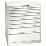ARMOIRE BLANC GRIS 870X725X1000 AVEC 8 TIR. 200KG - LISTA
