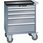 ARMOIRES À TIROIRS GRIS 717X572X962 AVEC 5 TIROIRS 75KG - LISTA