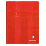 CAHIER CLAIREFONTAINE METRIC - RELIURE BROCHEE - 17 X 22 CM - 192 PAGES - PETITS CARREAUX - PAPIER 90G