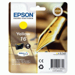 CARTOUCHE EPSON 16 JAUNE POUR IMPRIMANTE JET D