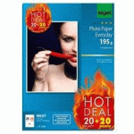 LOT DE 2 - PAPIER PHOTO JET D'ENCRE EVERYDAY 'HOT DEAL', A4