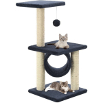 PROLENTA PREMIUM - MAISON DU'MONDE - ARBRE À CHAT AVEC GRIFFOIRS EN SISAL 65 CM BLEU