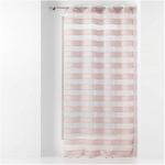 PANNEAU VOILAGE SABLE A RAYURE 140 X 260 CM LALINA ROSE