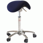 MINI SIÈGE FLEXMATIC - TISSU 3D - BAS - BLEU - GLOBAL PROFESSIONAL SEATING